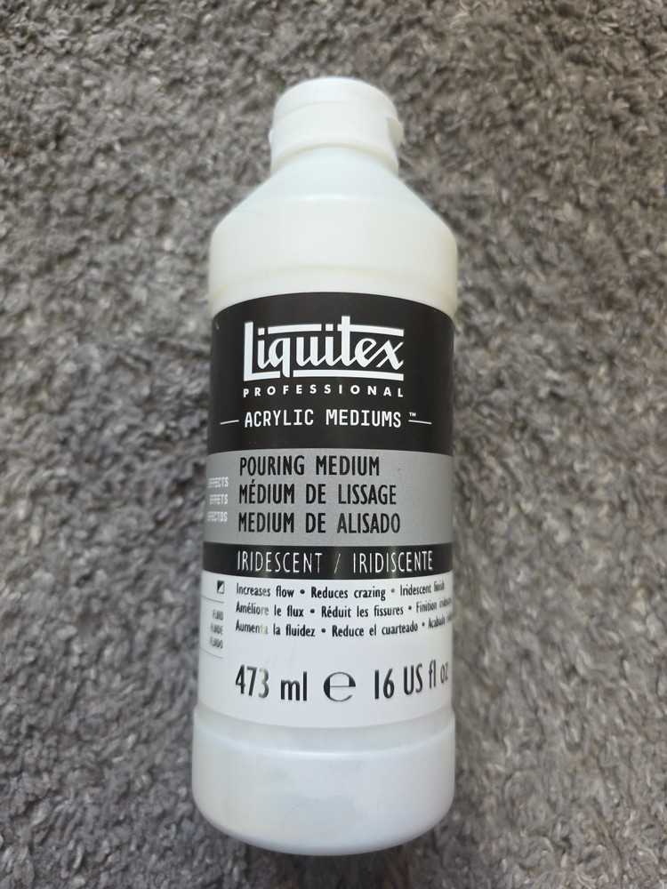 Iridescent Pouring Medium 16 Fl Oz For Acrylic