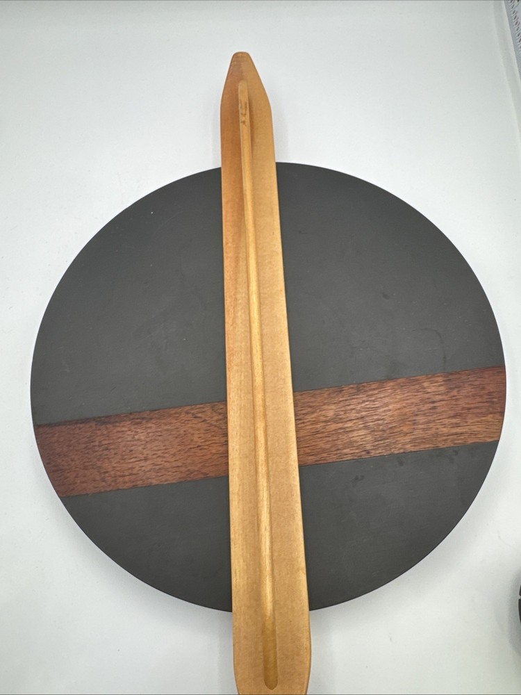 Vintage LeClerc Weaving Ski Shuttle Solid Wood 18”L 1.5”W. EUC