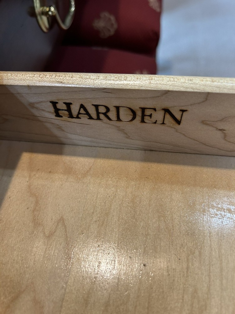 Harden Solid Cherry Sofa Consol Table & Bench Stool Set 52"