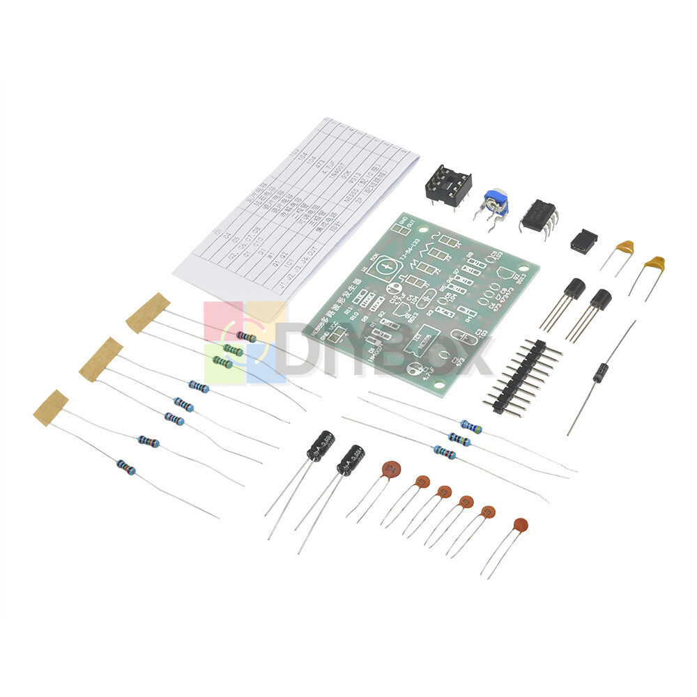 NE555 Multi-Channel Waveform Generator Module Sine Triangle Square Wave DIY Kits