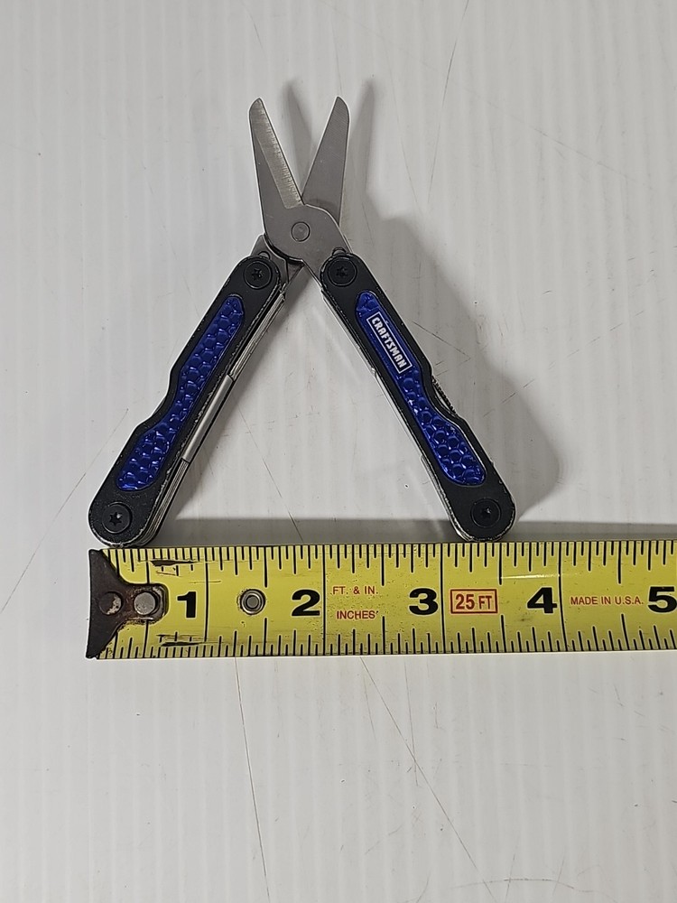 Craftsman Blue Mini Multi Tool Keychain 2.5in