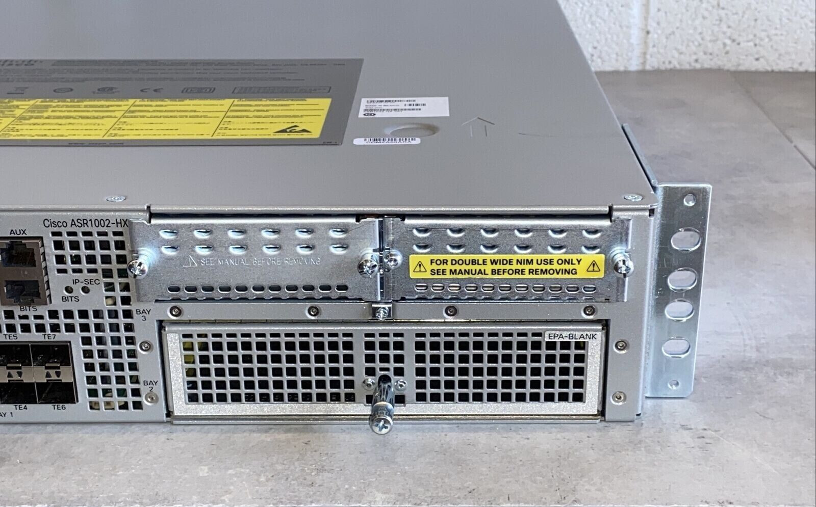 Cisco ASR1002-HX Aggregation Services Router Dual ASR1002-PWR-AC