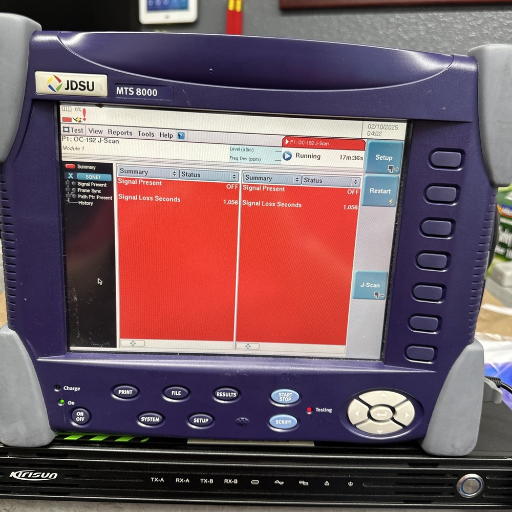 VIAVI/JDSU MT8000 With Bert Module