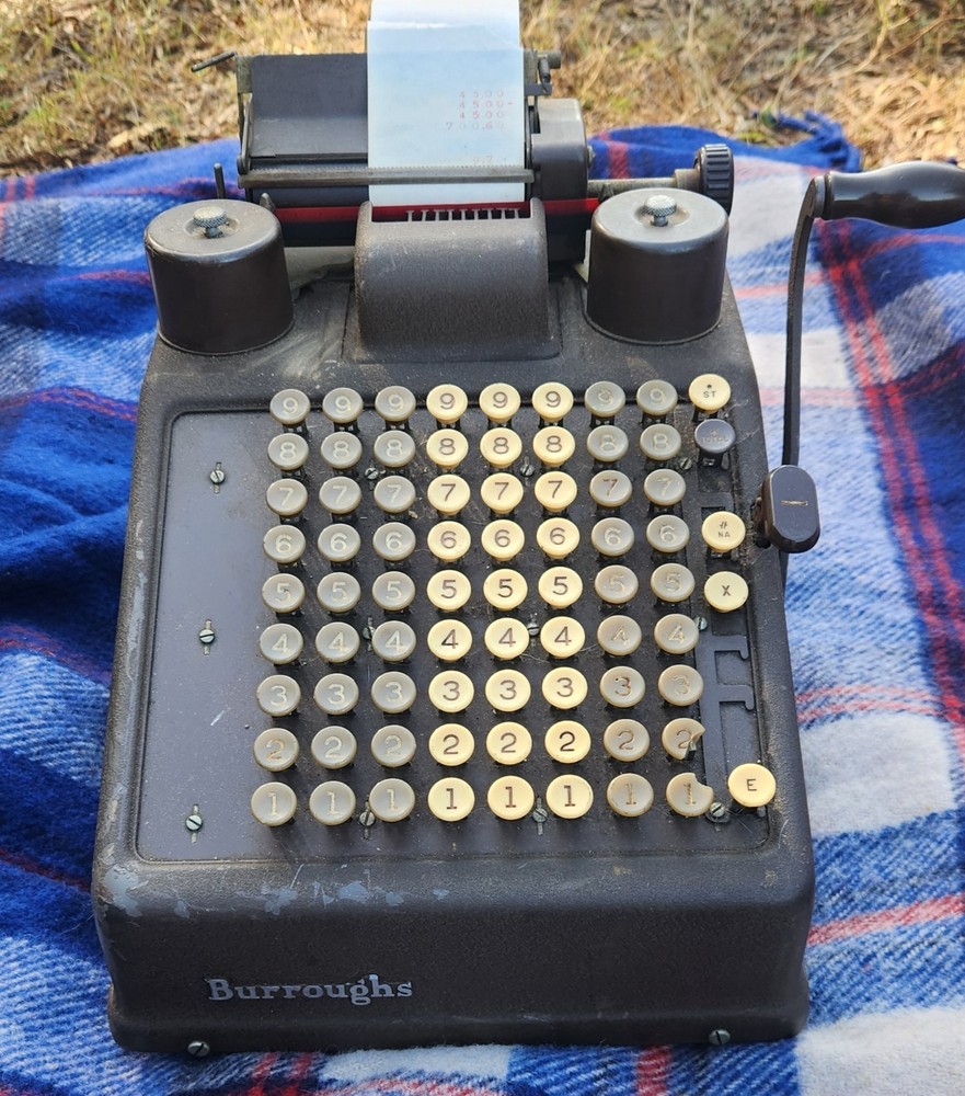 burroughs adding machine vintage