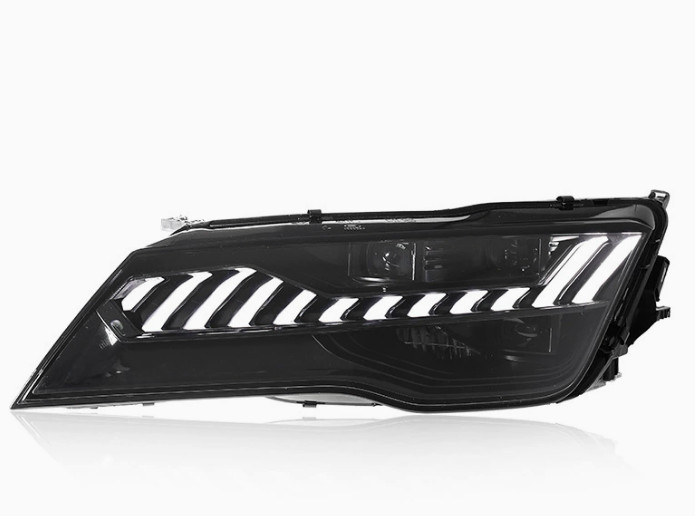 For AUDI A7 RS7 2011-2018 LED DRL Sequential Projector Headlights Assembly Pair