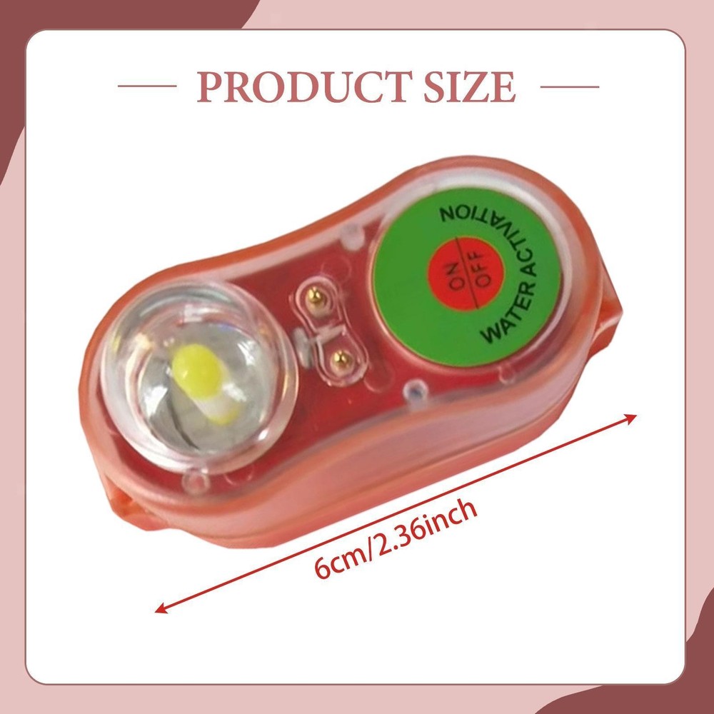 Life Jacket Strobe Light Emergency Light Self Lighting