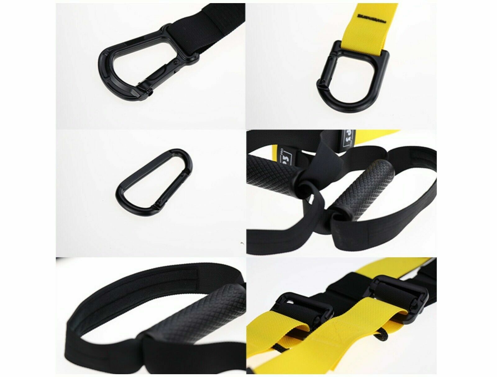 Suspension Straps Trainer Hanging Belt Resistance Pull Rope Home Gym Workout Set