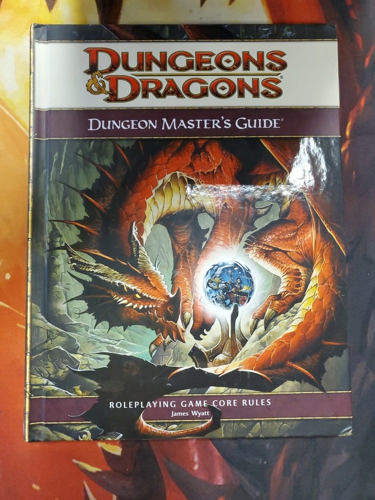 WOTC D&D 4e Dungeon Master's Guide (4th Ed) Vg condition RPG 2008 1st edition