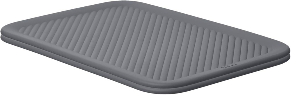 Superio Ribbed Lid for Plastic Open Storage Bins, 2 Pack Medium Grey 5 Liter