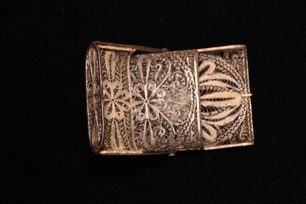 European Filigree Silver Case