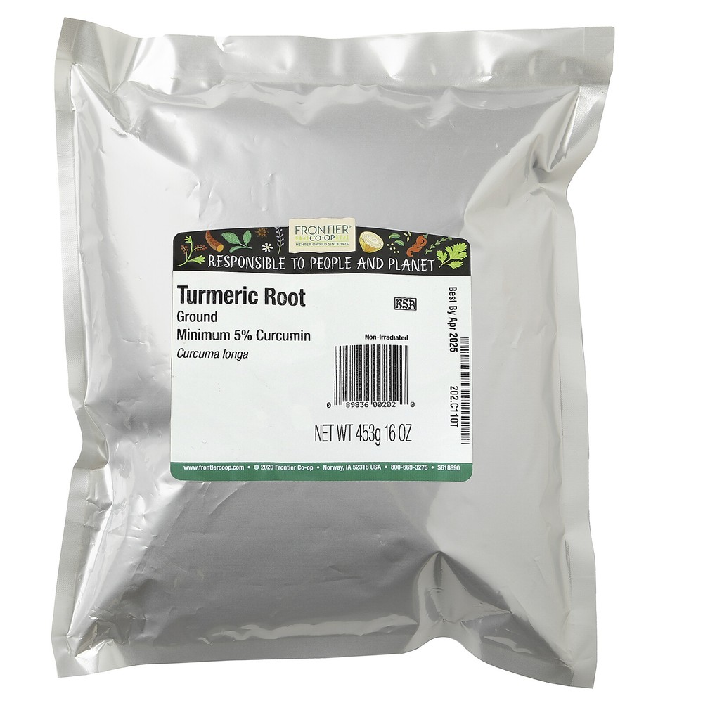 Ground Turmeric Root, 16 oz (453 g)