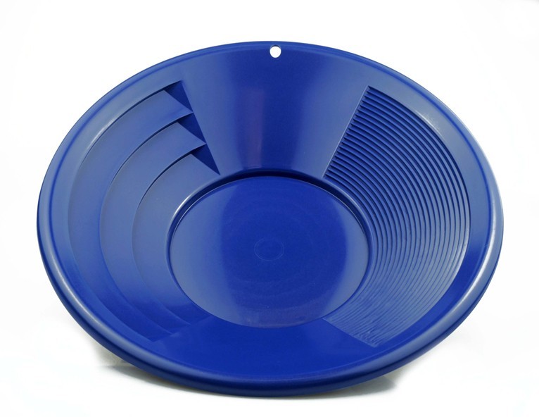 12" Blue Gold Panning pan