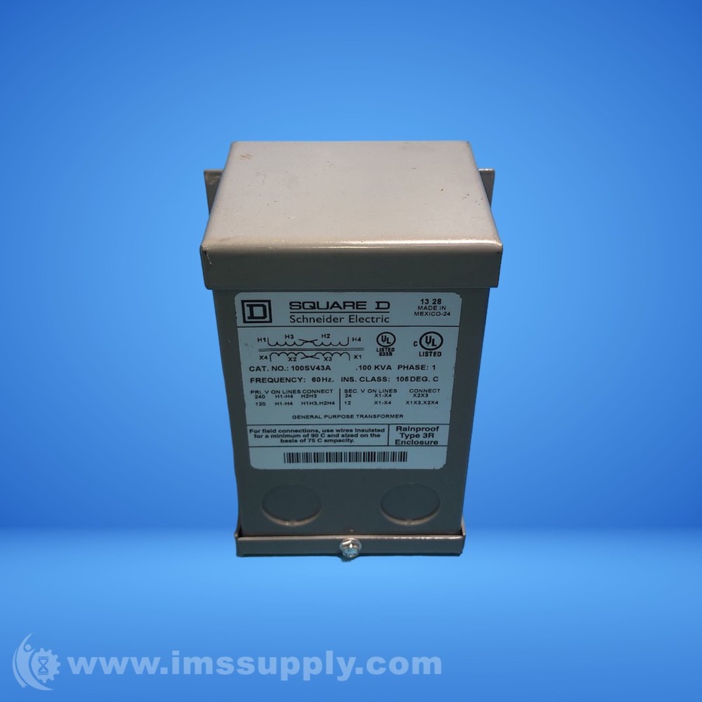 Square D 100SV43A Transformer FNIP