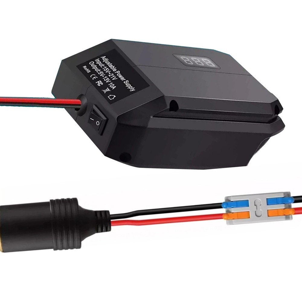 Adjustable Voltage Step Down Converter 18V to 5V-13V for Ozito Einhell Battery