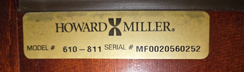 Howard Miller Grandfather clock