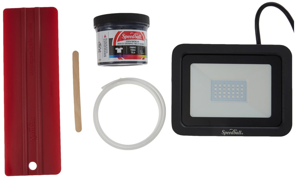 Speed Screens Screen Printing Kit, Includes Ink, Squeegee, Frame, UV Exposure...