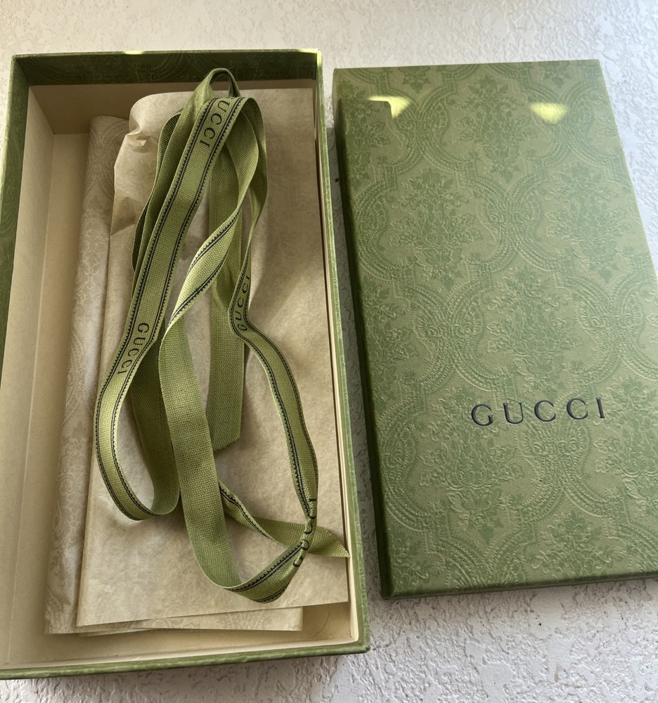 Authentic Olive Green Gucci Empty Box