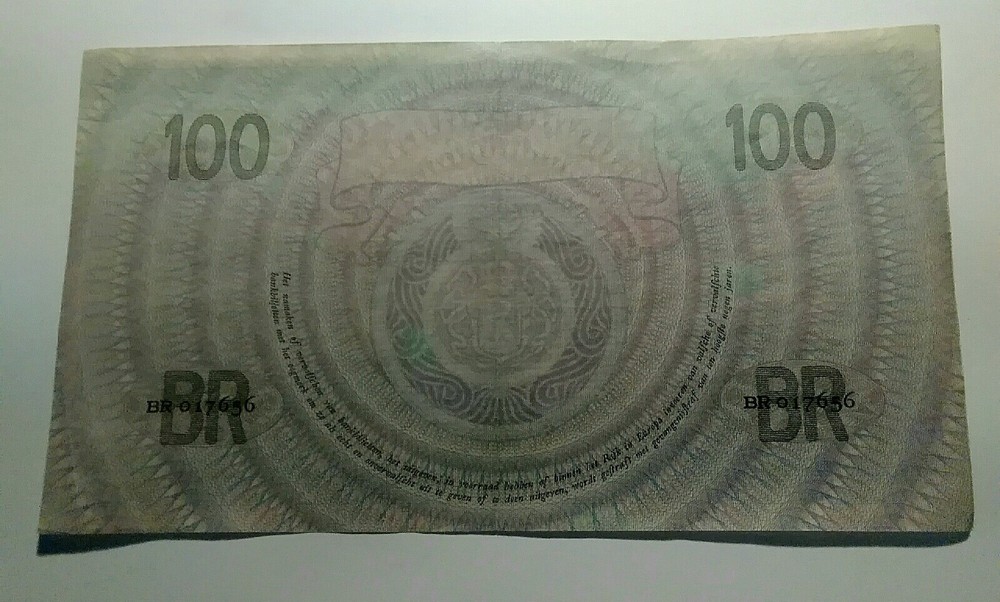 100 Gulden Netherlands 1928 XF