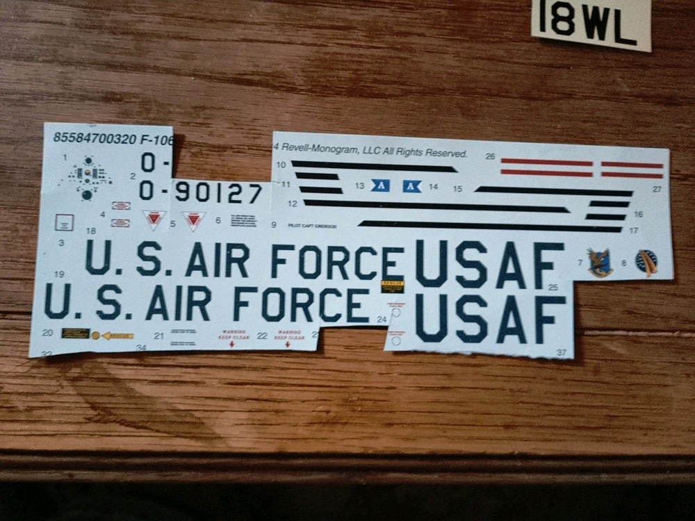 MICROSCALE DECAL,1:72;F-106A&B