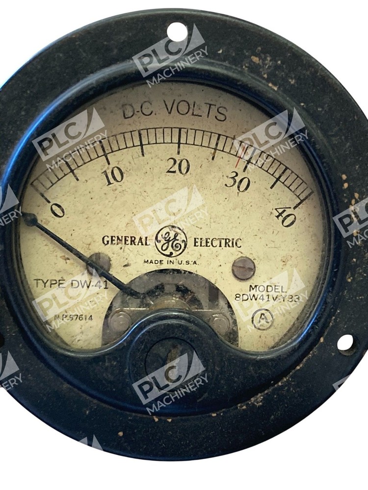General Electric 8DW41VY33 Type DW-41 Analog DC Voltmeter