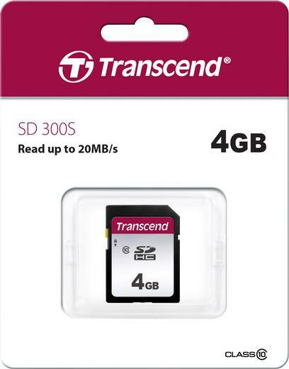 3 Pack Transcend 4GB SDHC Secure Digital Class 10 Memory Card, TS4GSDHC10