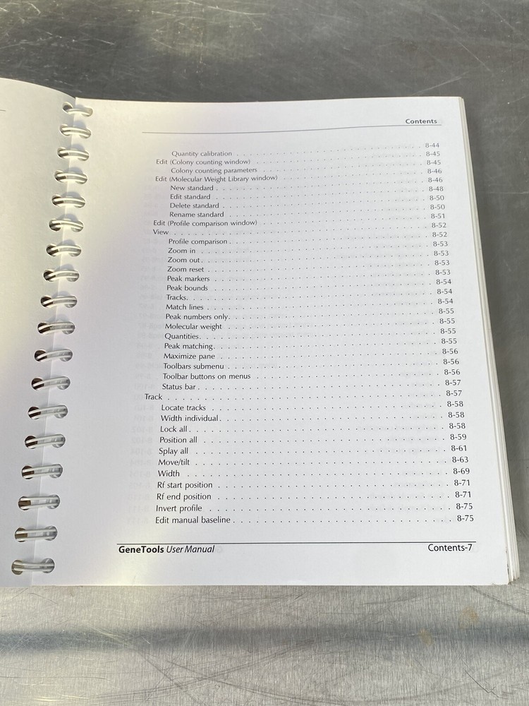 Hitachi Genetic Systems Gene Tools - Users Guide /Instructions Book