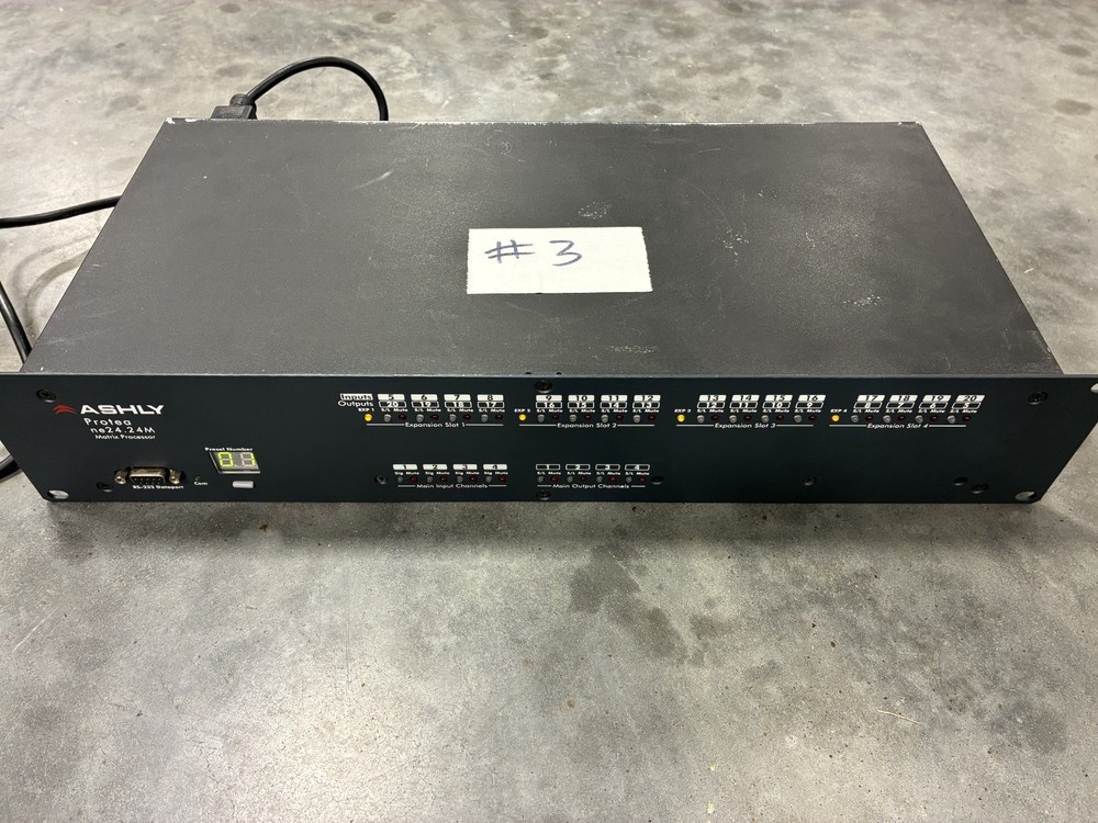 Ashly Protea Ne24.24m DSP Matrix Processor, 8 inputs/16 outputs (multiple avail)