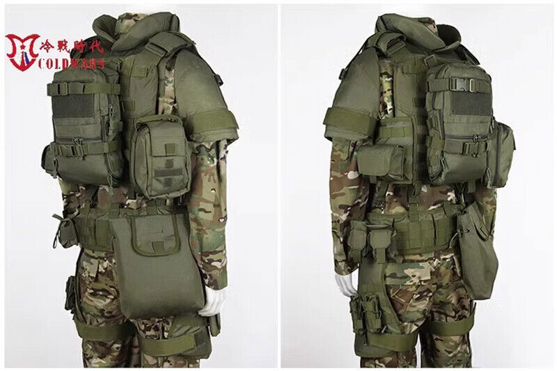 Russian Special Forces Version DCS SOBR Strategy Tactical Vest Knapsack Full Set