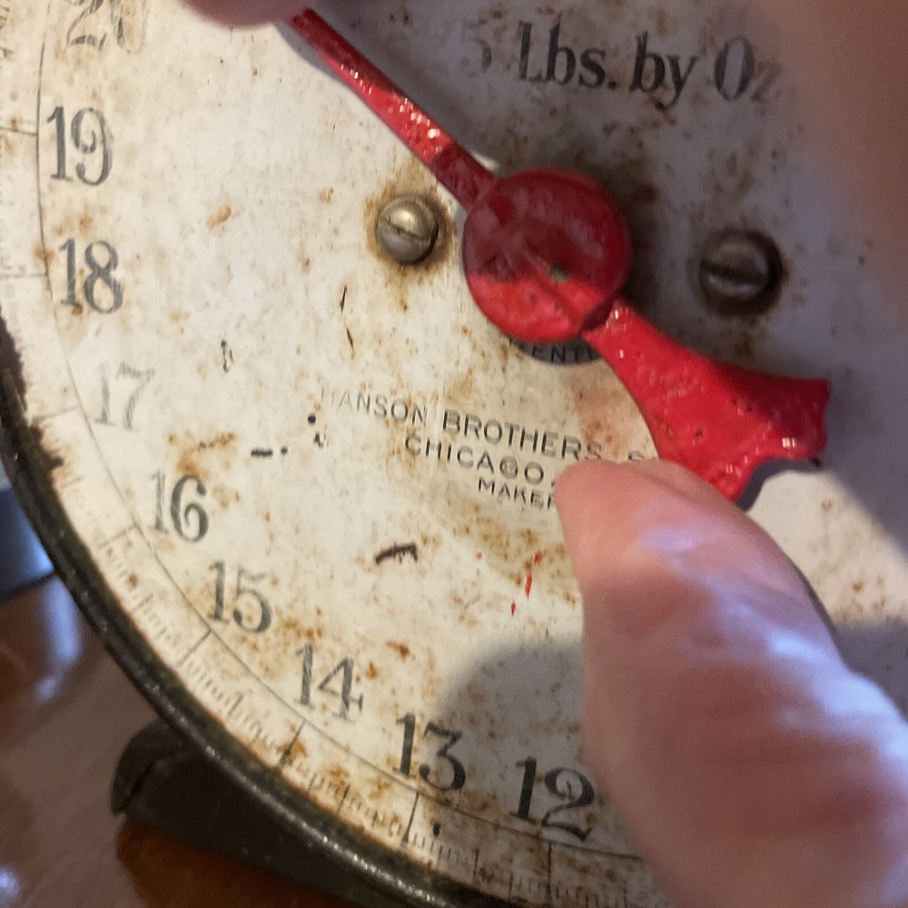 Vintage Hanson 25 lb. Scale