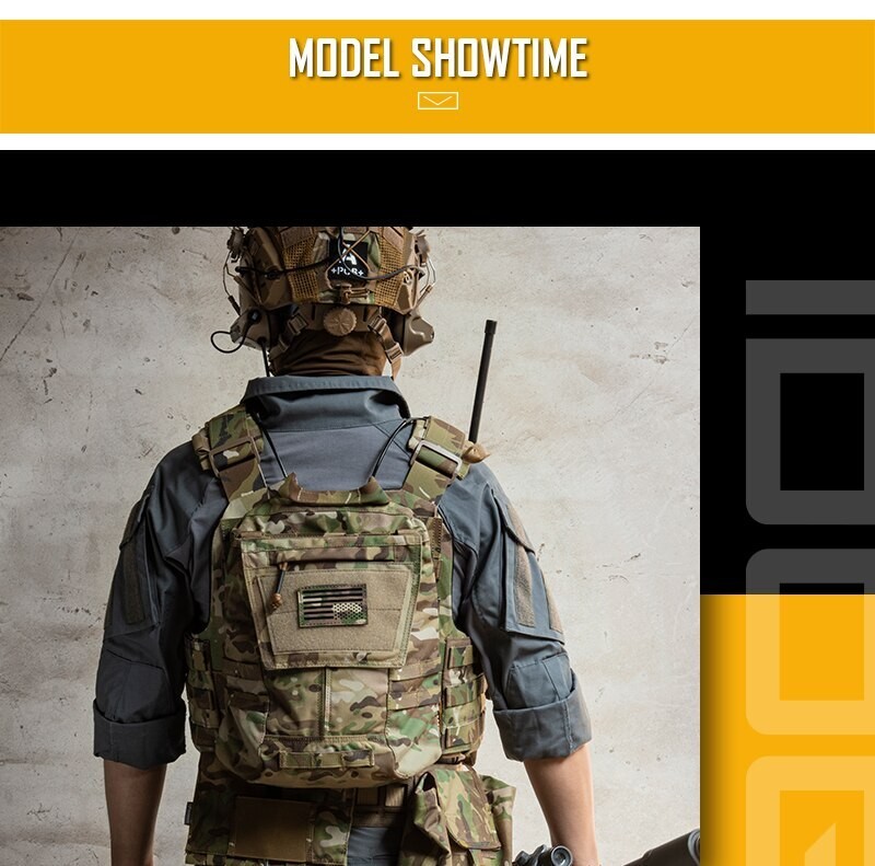 Tactical Zip-on Panel Pouch JPC2.0 CPC AVS Vest Rear Panel Backpack