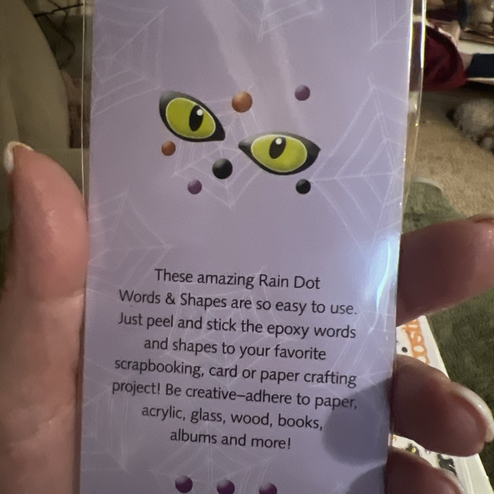 CLOUD 9 DESIGN HALLOWEEN ASSORTED EPOXY STICKERS 2 Total