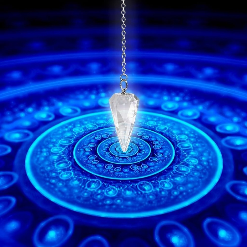 Authentic Crystal Pendulum for Chakra Healing and Spiritual Energy Alignment
