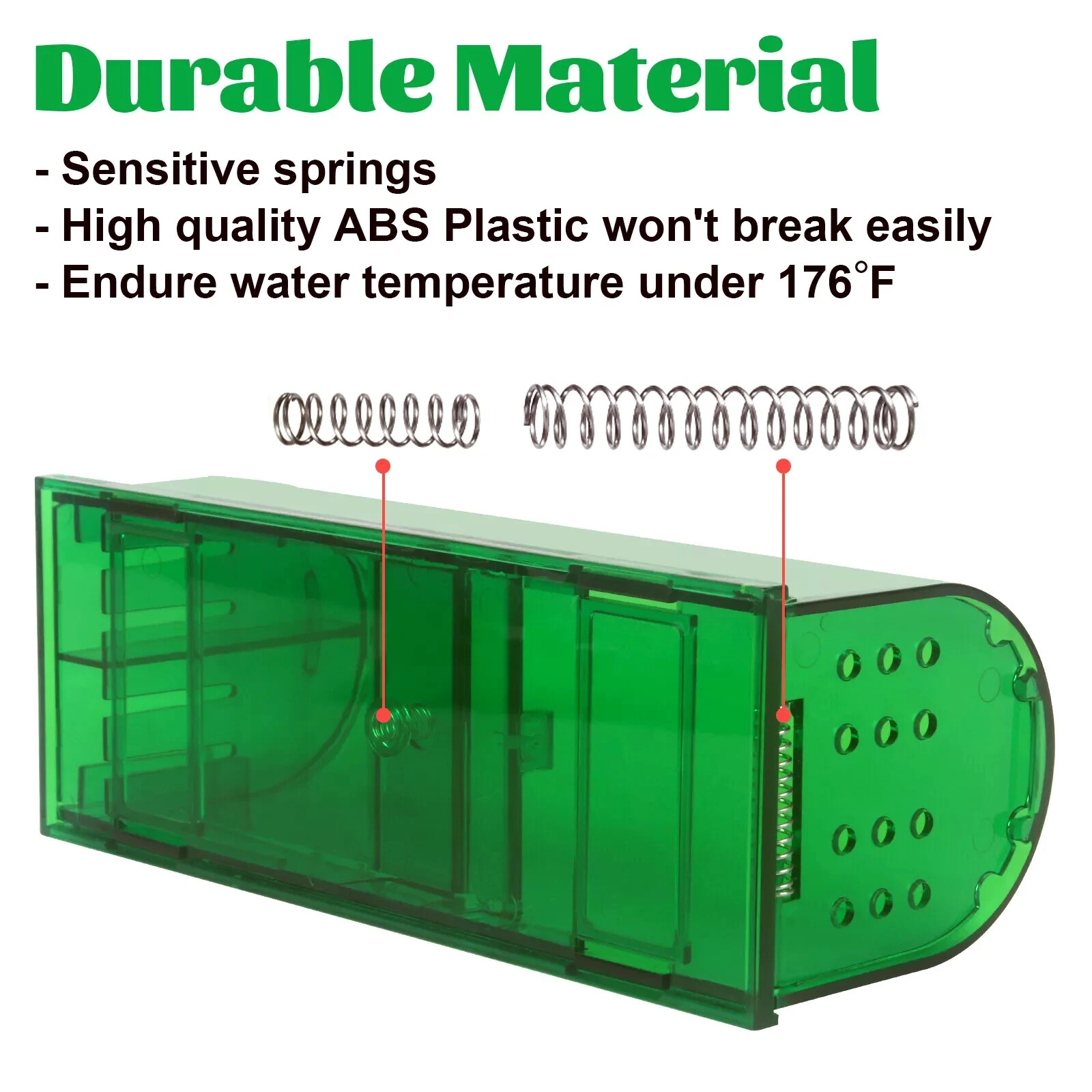 1, 2,4, 6-Humane Mouse Traps Live Catch & Release No Kill Rat Mice Trap Reusable