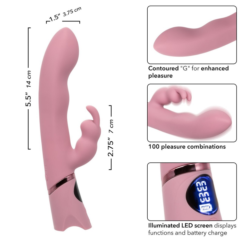 CalExotics Orgasmatron Digital G-Bunny Vibrator Pink