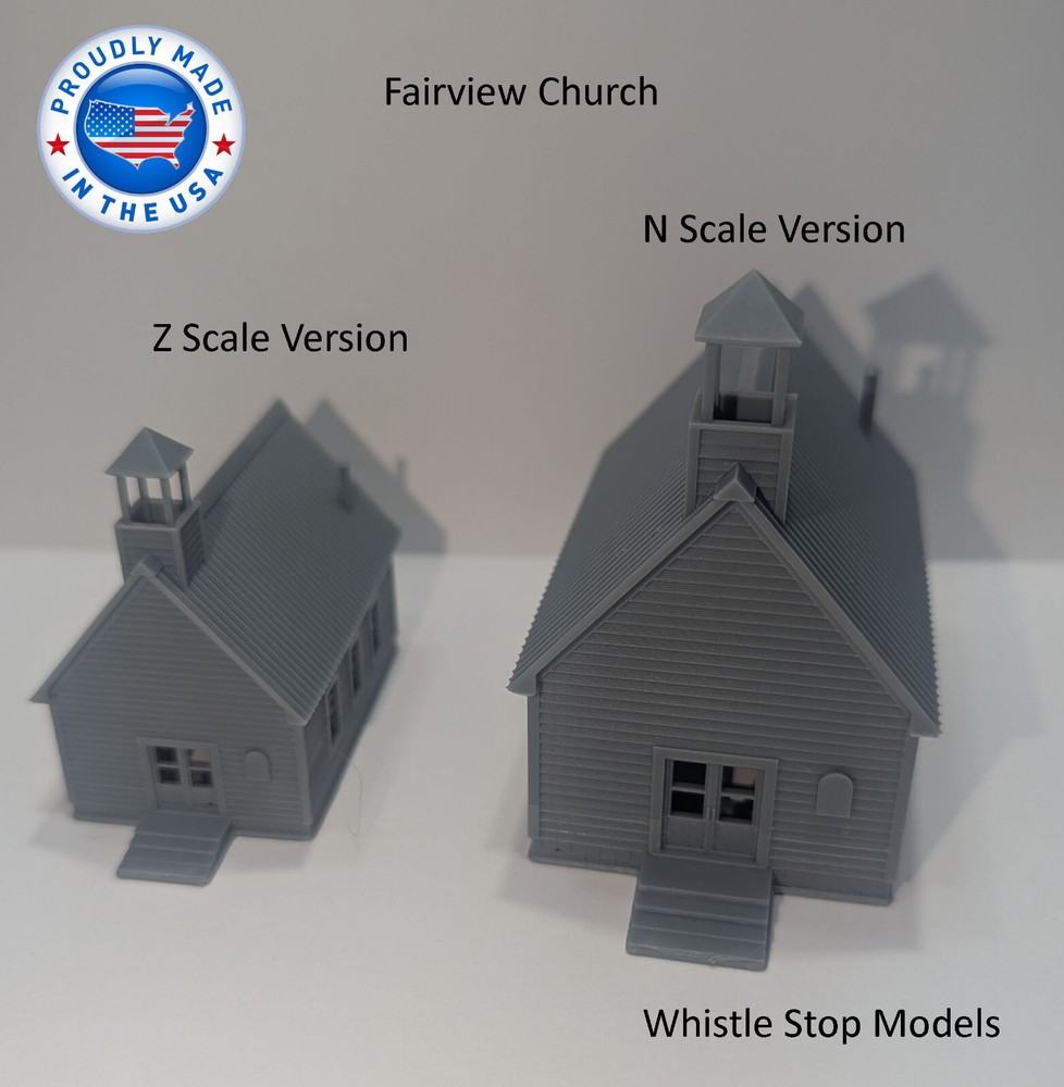 N-Scale Fairview Church