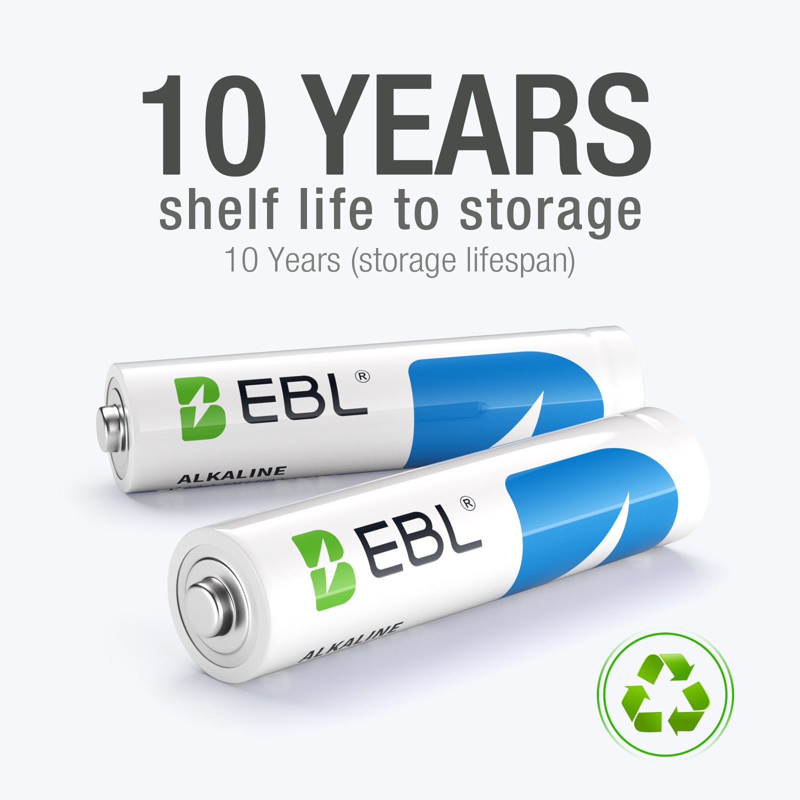 EBL AAA ,AA Alkaline Batteries 1.5V Lot of Triple A,10 Years shelf Life