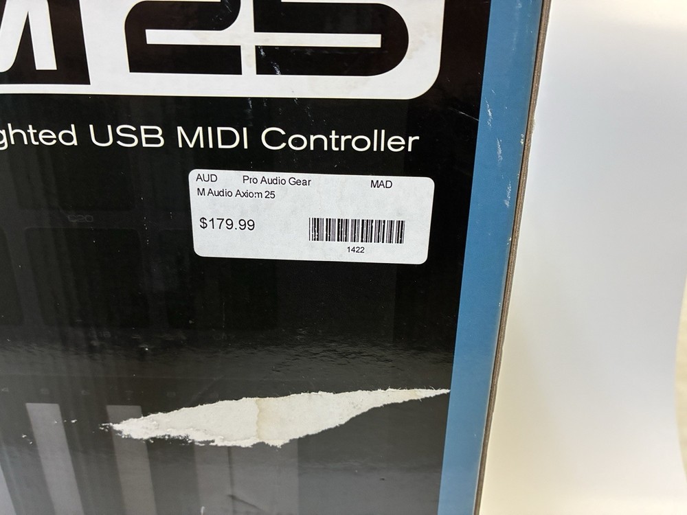 Axiom 25 key MIDI controller