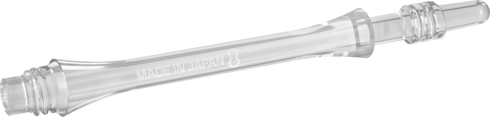 Target 8 Flight Slim Clear 33mm Spin Shaft