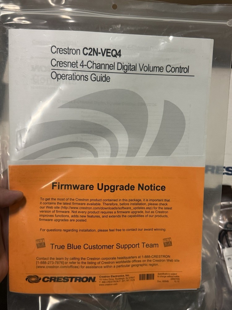 Crestron DM-MD8X8 DigitalMedia Switcher + Touch Panel + AV Modules Bundle