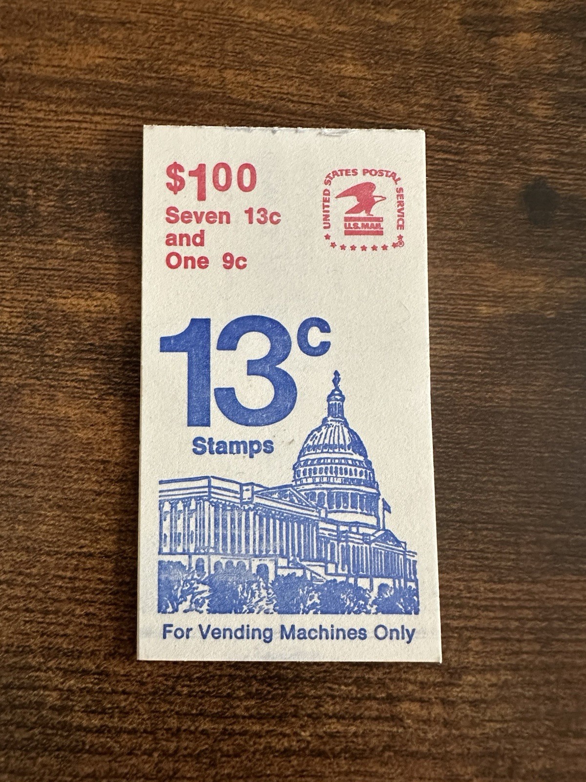 US Scott # 1590 & 1623a ~ 13c & 9c Booklet BK 131 ~ MNH ~ Pane 8 stamps - 1977