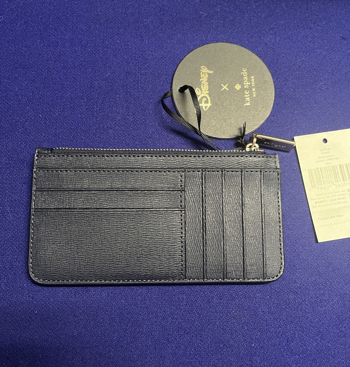 Kate Spade Disney Lady And The Tramp Large Slim Cardholder Wallet NWT