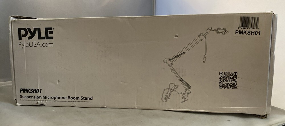 Pyle Pro Universal Table Clamp Boom Shock Microphone Mount