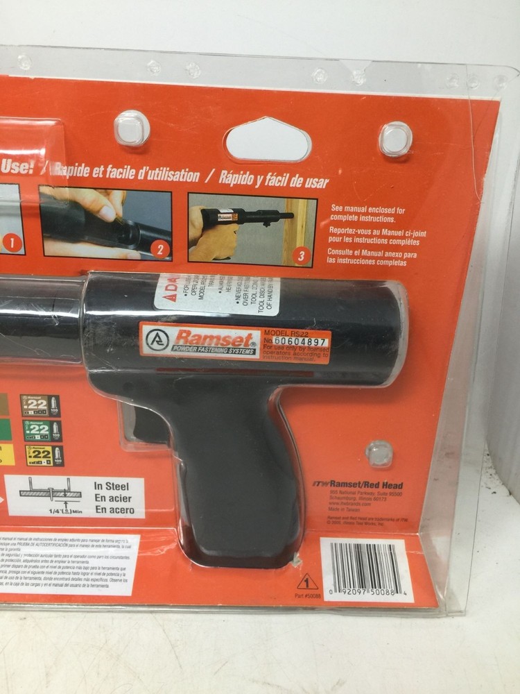 Ramset RS22 Trigger Activated Powder Actuated Tool (new)