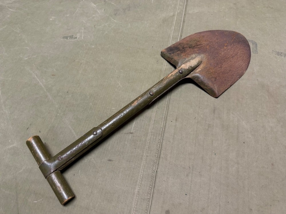 ORIGINAL WWI WWII US ARMY M1910 T-HANDLE FIELD E-TOOL ENTRENCHING SHOVEL