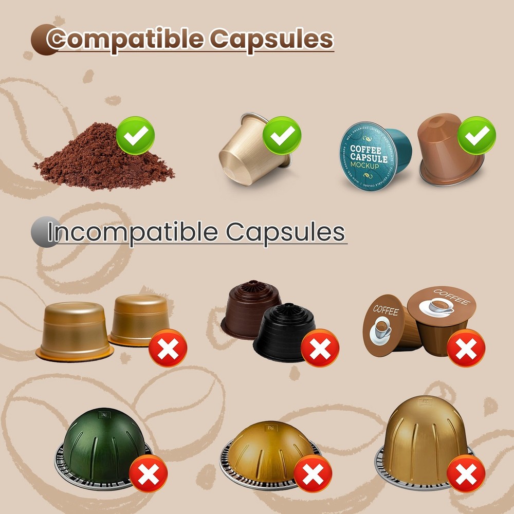 Cordless Espresso Maker Machine Self-Heating Coffee Maker