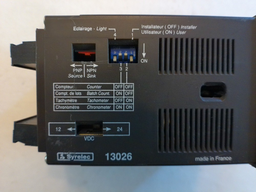 SYRELEC 13026 PROGRAMMABLE COUNTER 120V