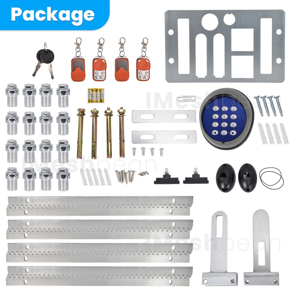 Sliding Electric Gate Opener Automatic Motor APP & Remote &Keypad Rack Driven US