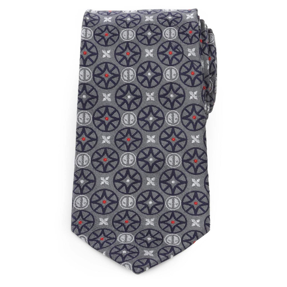 Marvel Deadpool Gray Men's Tie