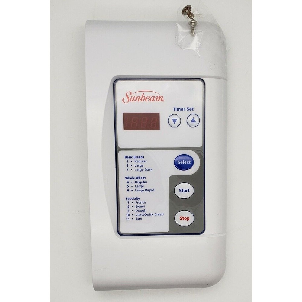Sunbeam Bread Maker Electronic Control Panel for Model 5841 only