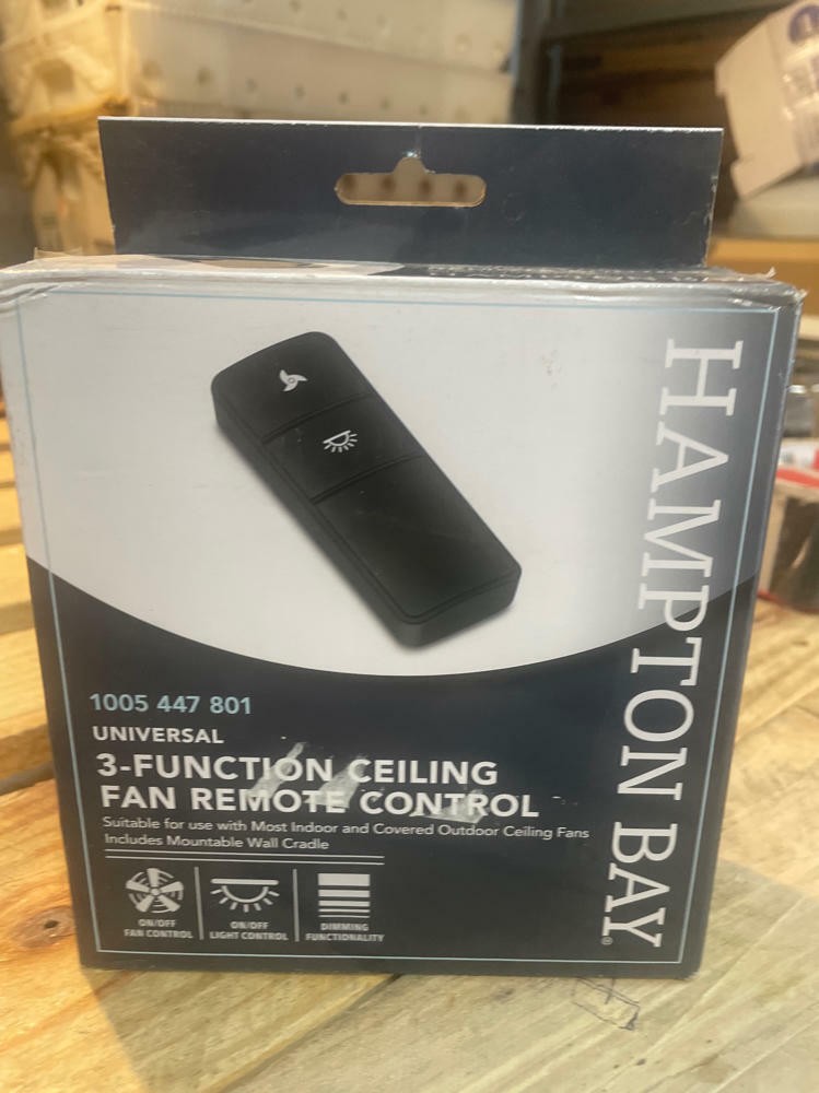 Universal Basic On/Off Ceiling Fan Remote Control (Damp Rated)